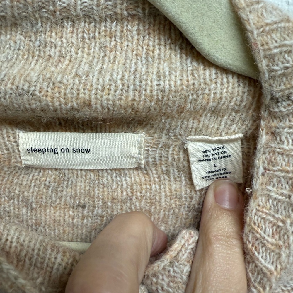 Anyhropologie Beige Floral Women's Cardigan - Picture 2 of 6